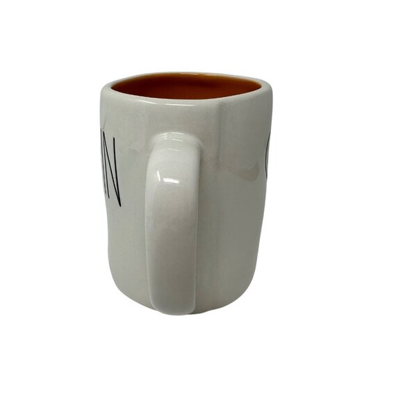 Rae Dunn Pumpkin Spice Mug Large Coffee Cup Ceramic Magenta LL Farmhouse Gift - Picture 5 of 7
